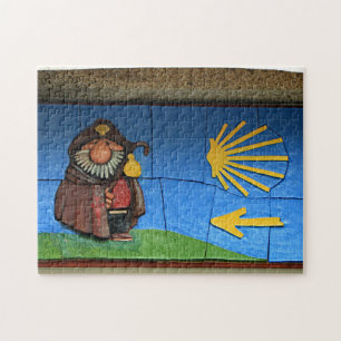 Fun cartoon van St James, Santiago El Camino Legpuzzel