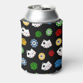 Fun Casino Gambling Patroon koelbox Blikjeskoeler (Blikje Achterkant)