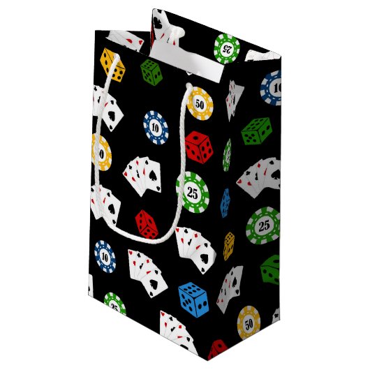 Fun casino-gokspel klein cadeauzakje (Achterkant Gekanteld)