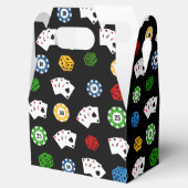 Fun Casino-patroonconstructiepartijtje Bedankdoosjes (Geopend)