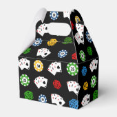 Fun Casino-patroonconstructiepartijtje Bedankdoosjes (Voorkant Zijde)