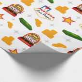 Fun Casino-patroonpapier Cadeaupapier (Hoek)