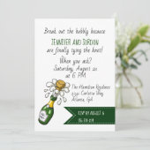 Fun Casual Wedding Uitnodiging (Staand voorkant)