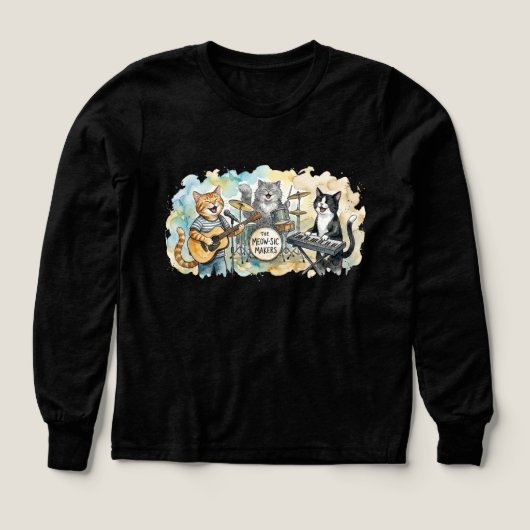 Fun Cat Band Music Piano Drums Keyboard (Voorkant)