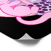 Fun Cat Boba Tea Bubble Tea Anime Kawaii Gift Girl Poster (Hoek)