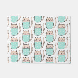 Fun Cat Patroon Deurmat