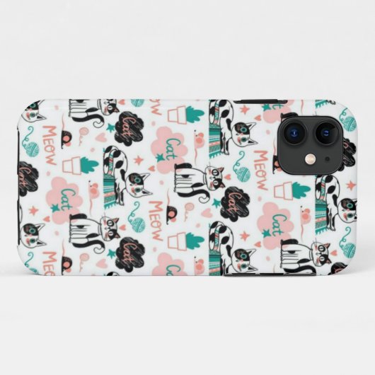 Fun Cat-telefoondraagtas Case-Mate iPhone Case (Achterkant (horizontaal))