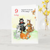 Fun Cats die videospel spelen, 9 september 2010 Kaart (Gele Bloem)