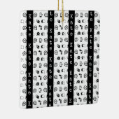 Fun Cell Phone Text Message Pattern CUSTOM NAME Keramisch Ornament (Rechts)