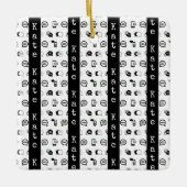 Fun Cell Phone Text Message Pattern CUSTOM NAME Keramisch Ornament (Voorkant)