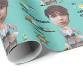 FUN CEO BusinessWOMAN Fotosensatiedag Cadeaupapier (Rol Hoek)