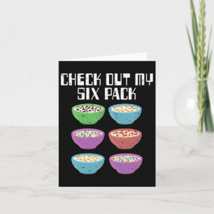 Fun Cereal Gym Ontbijtschalen Six Pack Workout Bo Kaart