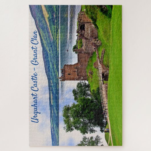 Fun Challchallenge Grant Clan-Urquhart Castle Puzz Legpuzzel (Verticaal)
