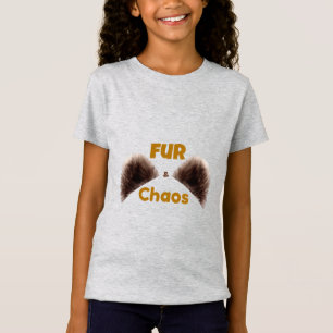 Fun & Chaos Grappig Kinderen Huisdier T-shirt