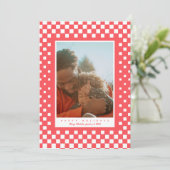 Fun Checkers Feestdagenkaart (Staand voorkant)