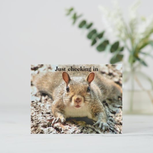 Fun Checking in Briefkaart (Staand voorkant)