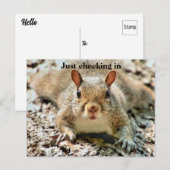 Fun Checking in Briefkaart (Voorkant / Achterkant)