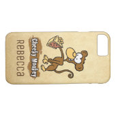 Fun Cheeky Monkey-ontwerp Case-Mate iPhone Case (Achterkant (Horizontaal))