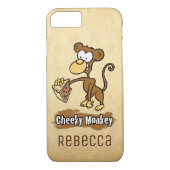 Fun Cheeky Monkey-ontwerp Case-Mate iPhone Case (Achterkant)