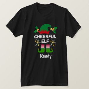 Fun Cheerful Elf - Grappige Kerst Naming Gifts T-shirt