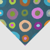 Fun cheerful kleurig onthappapier tissuepapier (Detail)