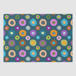 Fun cheerful kleurig onthappapier tissuepapier