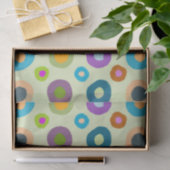 Fun cheerful kleurig ontkleurd tissuepapier groen (Geschenk)