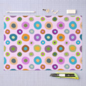 Fun cheerful kleurig ontkleurd tissuepapier roze (Craft)