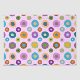 Fun cheerful kleurig ontkleurd tissuepapier roze