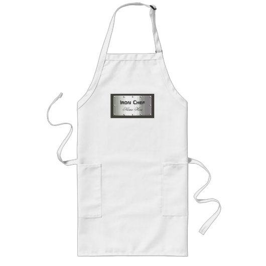 Fun Chef Apron Lang Schort (Voorkant)
