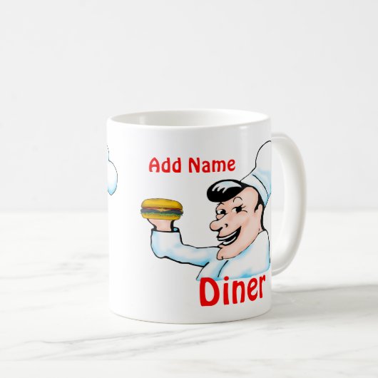 Fun Chef Coffee Mok () (Voorkant rechts)