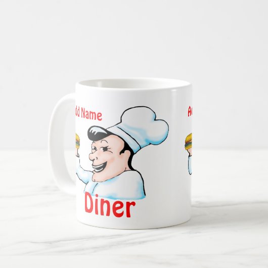 Fun Chef Coffee Mok () (Voorkant links)
