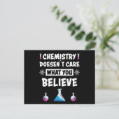 Fun Chemistry Funny Gezegde Chemist Professional G Briefkaart (Staand voorkant)