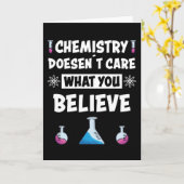 Fun Chemistry Funny Gezegde Chemist Professional G Kaart (Gele Bloem)
