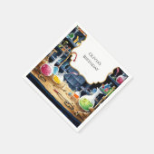 Fun Chemistry Lab Wetenschapper Verjaardag Servet (Hoek)