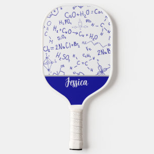 Fun Chemistry Notes Personalized Pickleball Paddle