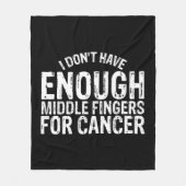 Fun Chemo Chemotherapy Battle Cancer Fleece Deken (Voorkant)