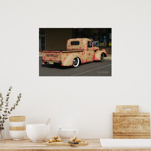 FUN  CHEVY TRUCK POSTER (Keuken)