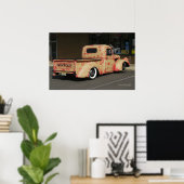 FUN CHEVY TRUCK POSTER (Thuiskantoor)