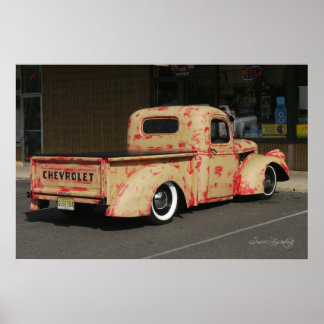 FUN  CHEVY TRUCK POSTER