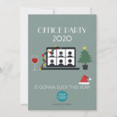 Fun chic Bedrijfs Kerstmis 2020 Feestdagenkaart (Voorkant)