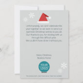 Fun chic Bedrijfs Kerstmis 2020 Feestdagenkaart (Achterkant)