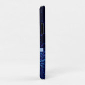 Fun Chic Personalized Blue Confetti Case-Mate iPhone Case (Achterkant/rechts)