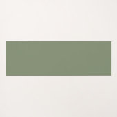 Fun Chic Sage Green Script Yoga Wine nu later Yogamat (Achterkant (horizontaal))