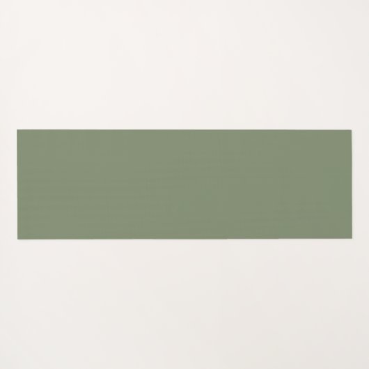 Fun Chic Sage Green Script Yoga Wine nu later Yogamat (Achterkant (horizontaal))