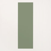 Fun Chic Sage Green Script Yoga Wine nu later Yogamat (Achterkant)