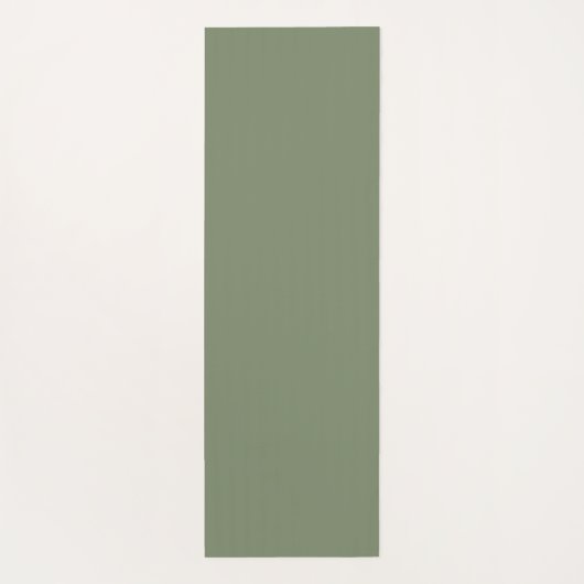 Fun Chic Sage Green Script Yoga Wine nu later Yogamat (Achterkant)