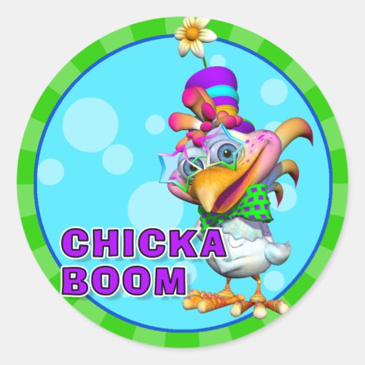 Fun Chickaboom Stickers (Voorkant)