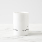 Fun Chickadee Cute Little Bird Tracks Mok (Voorkant)