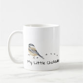 Fun Chickadee Cute Little Bird Tracks Mok (Links)